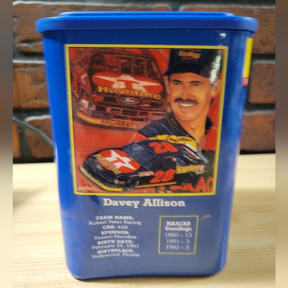Vintage Maxwell House Davey Allison NASCAR Collector's Canister - Picture 1 of 6